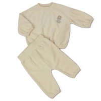 H13518: Baby Unisex Velour 2 Piece Outfit (0-9 Months)